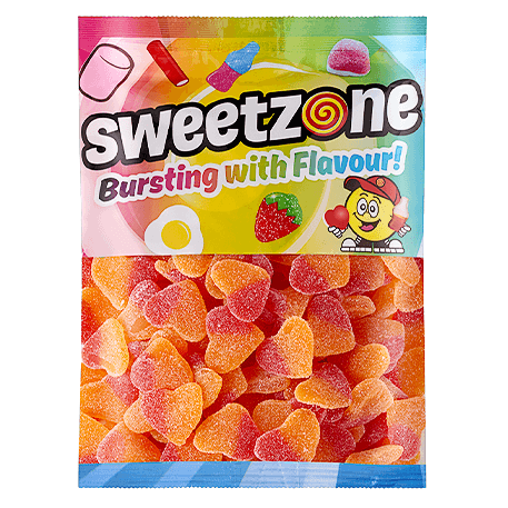 Peach hearts